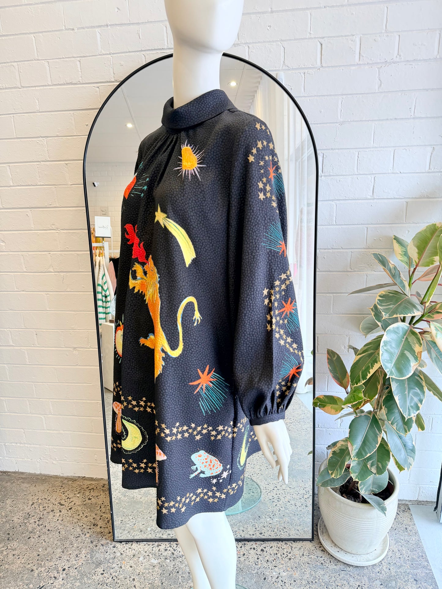 Gorman Magic Place Print Shift Dress - Size 12
