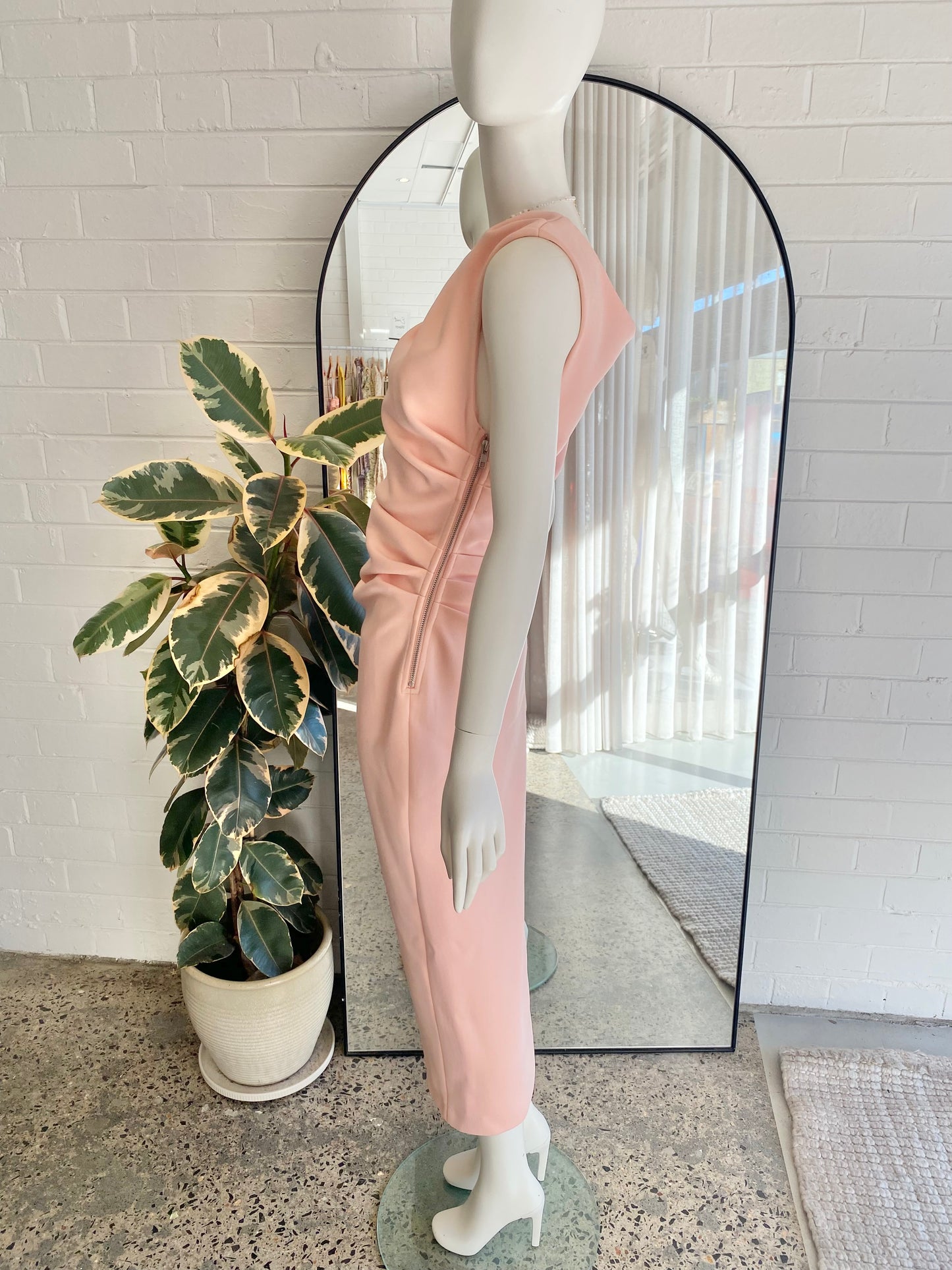 Misha 'Gia' Midi Dress in Rose - Size 10