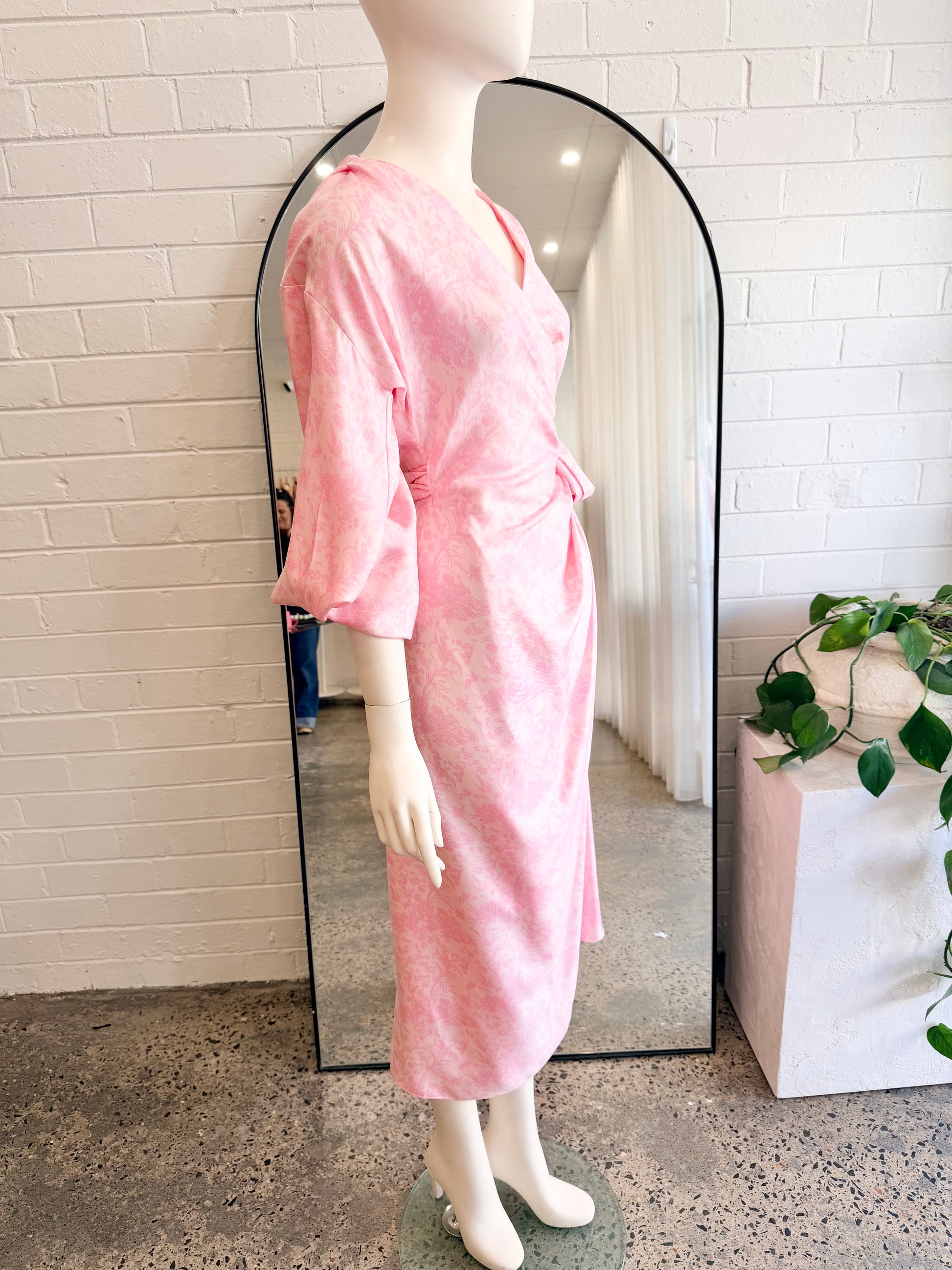 Scanlan Theodore Silk Print Wrap Dress - Size 12 - Pre-Loved Geelong