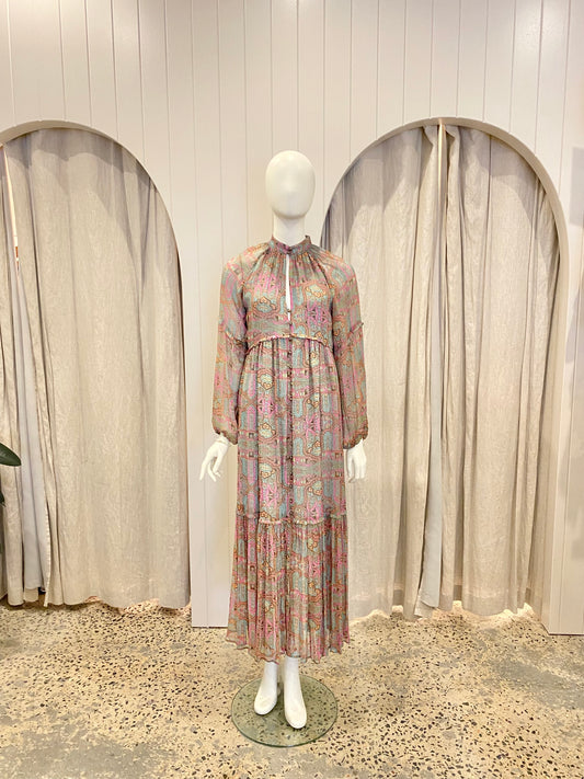 Tigerlily Marjorie Isla Maxi Dress in Taragon - Size 10