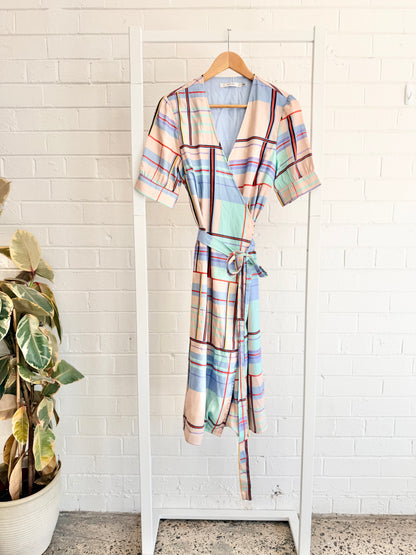 Gestuz Check Ambina Dress - Size 40 (L)