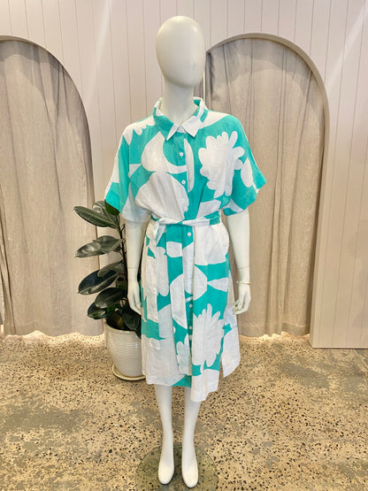 Gorman Green Banket Shirtdress - Size 14