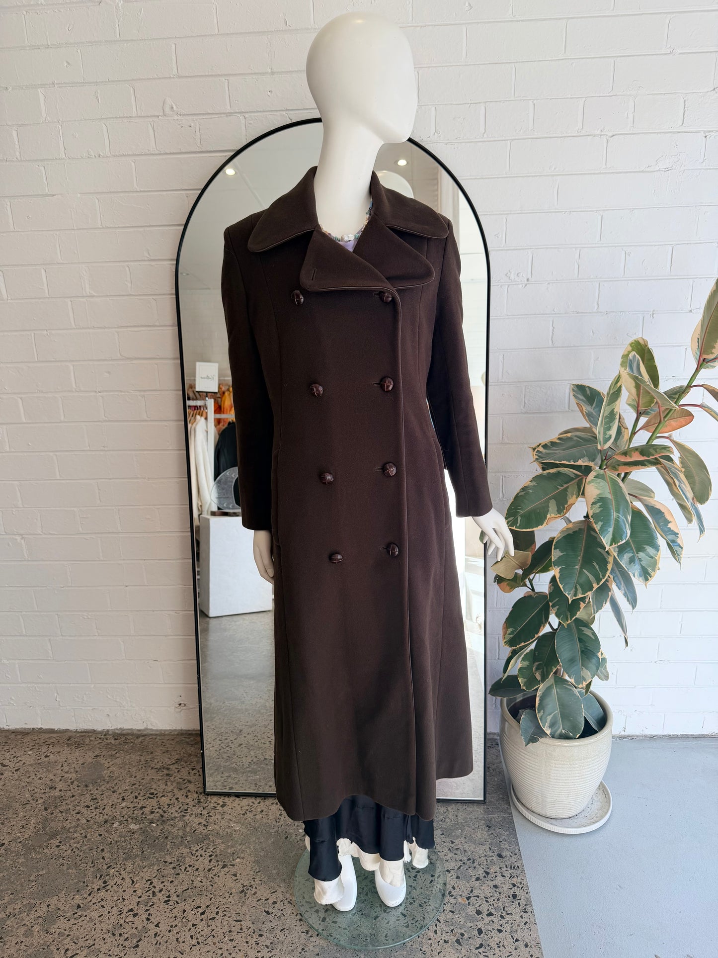 Burton Vintage Wool Blend Coat - Size 8/10