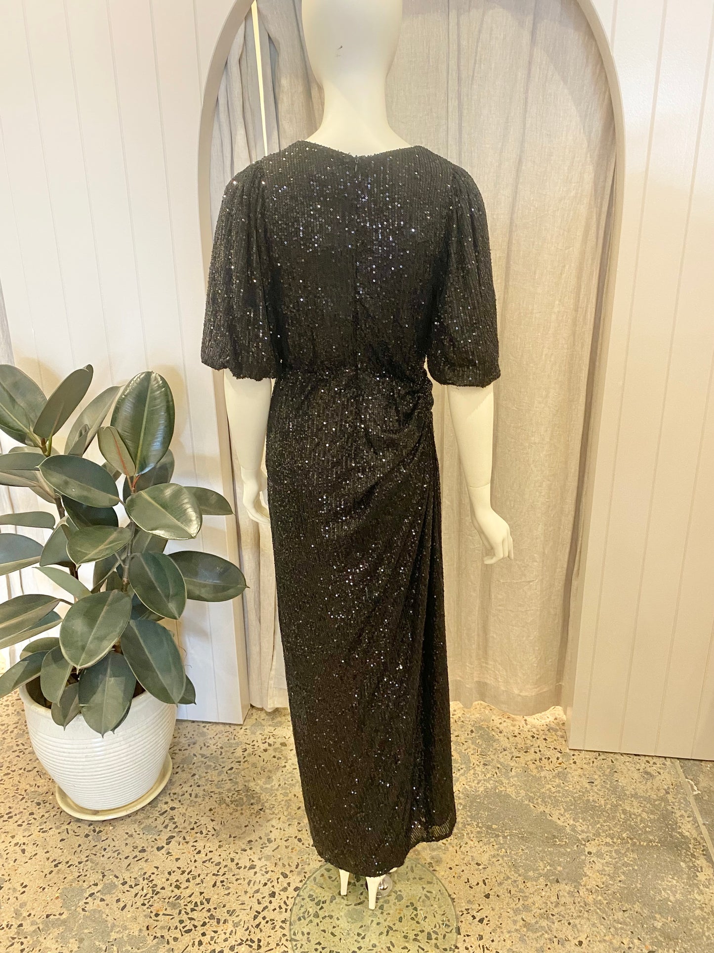 Tussah Jazlyn Sequin Maxi Dress - Size 8