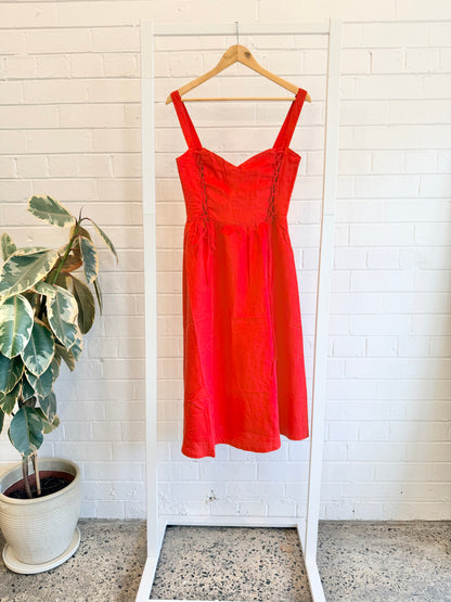 Reformation Avery Midi Dress - Size 4 (8)