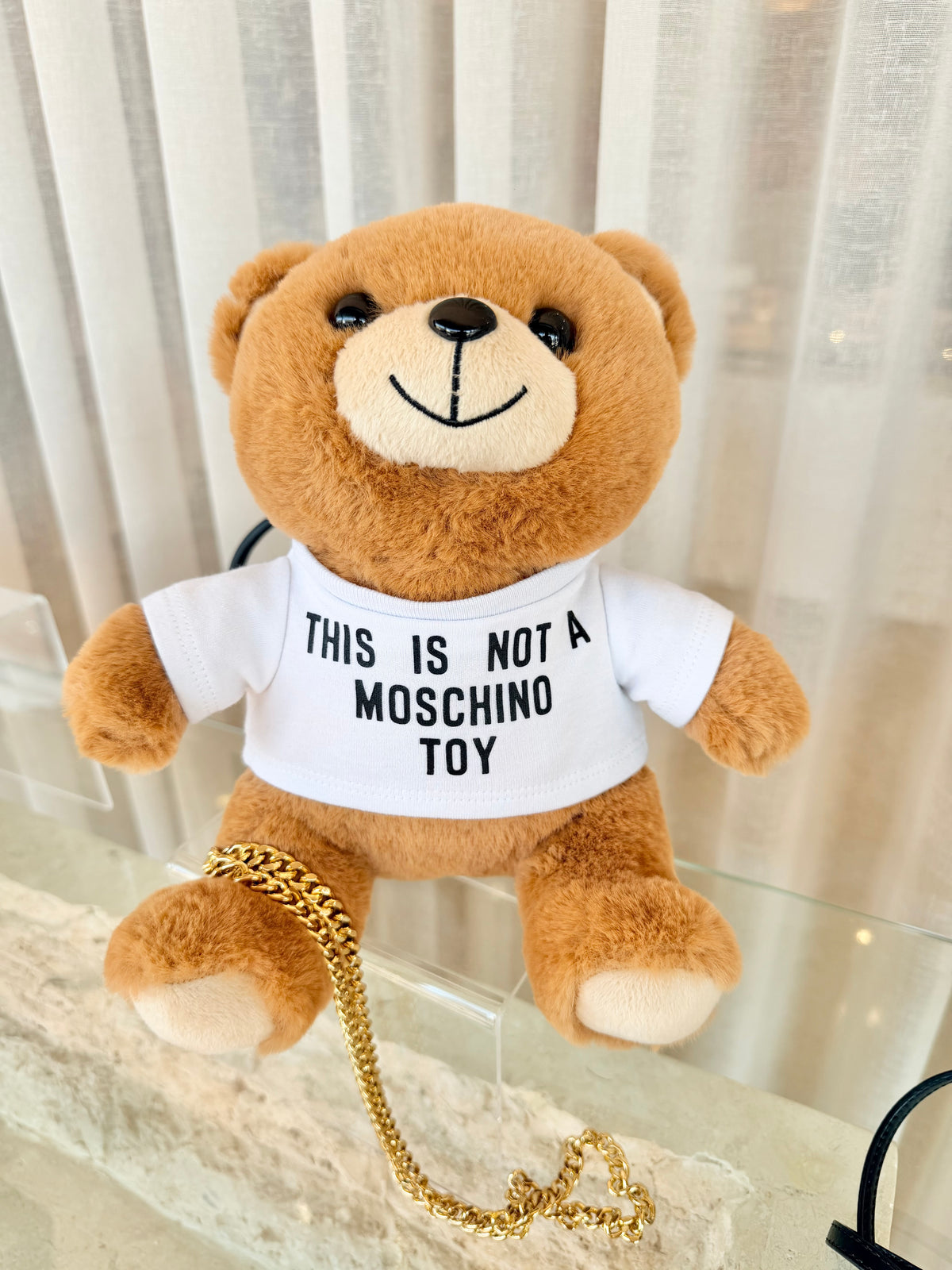 Moschino Plush Teddy Bear Bag