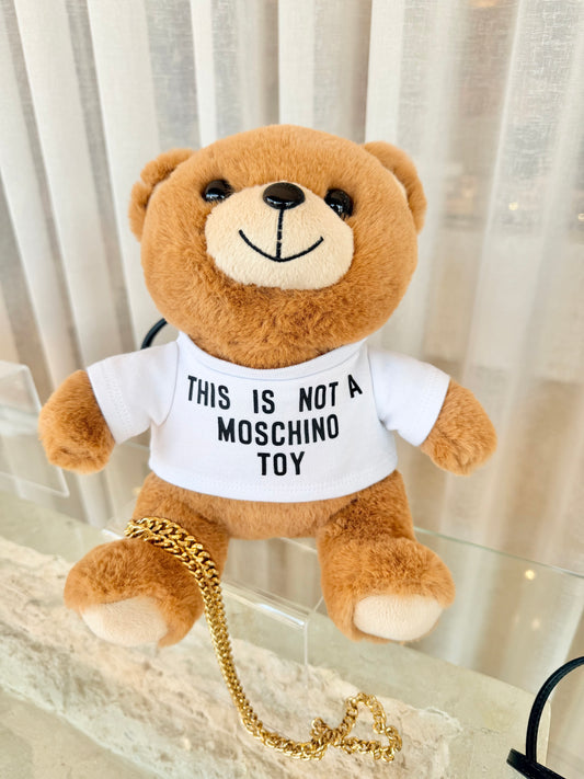Moschino Plush Teddy Bear Bag