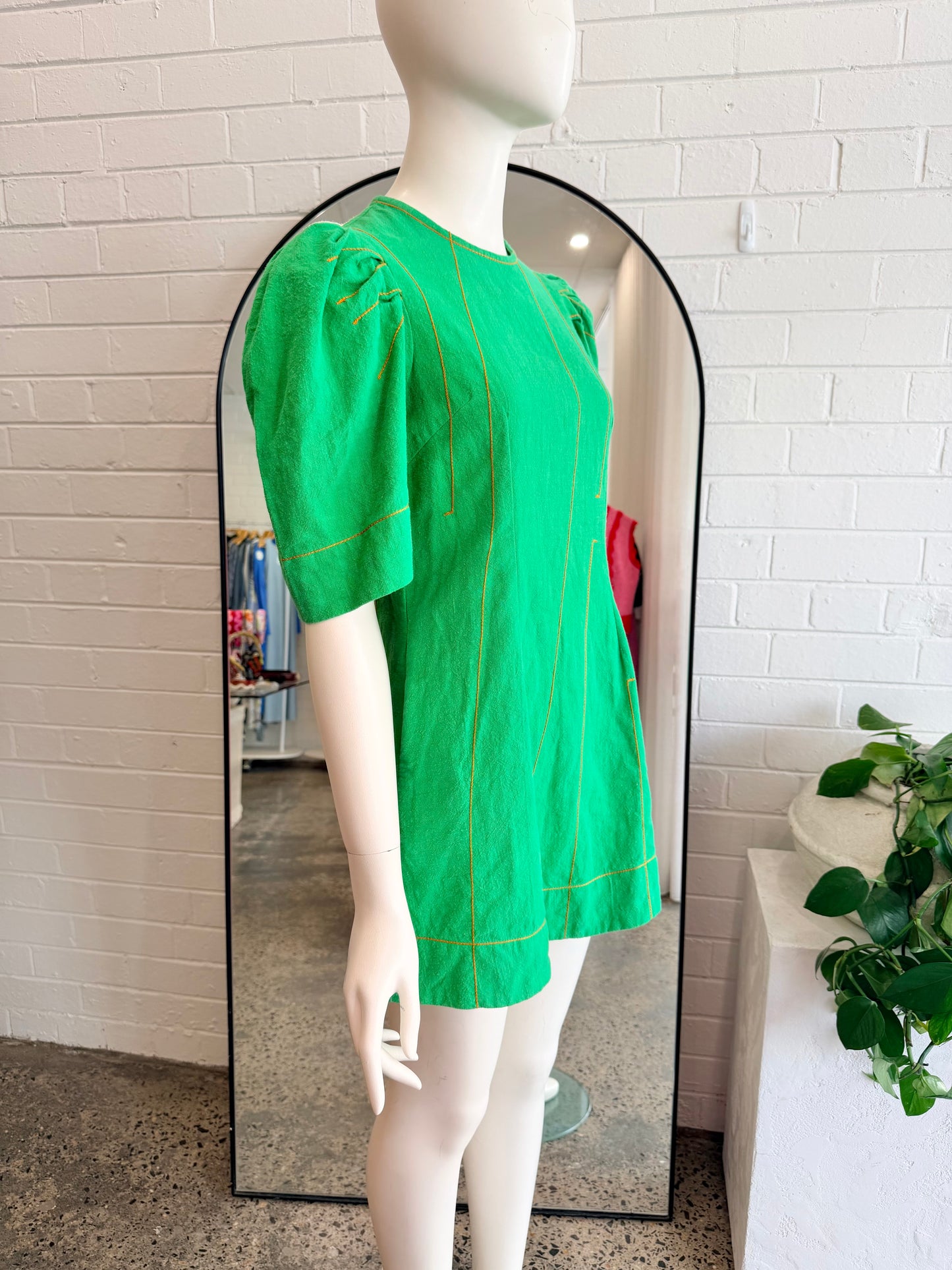 The Story of Us Green Mini Dress - Size 8