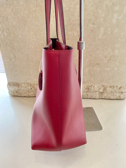 Coach Bright Cherry Central Tote With Zip