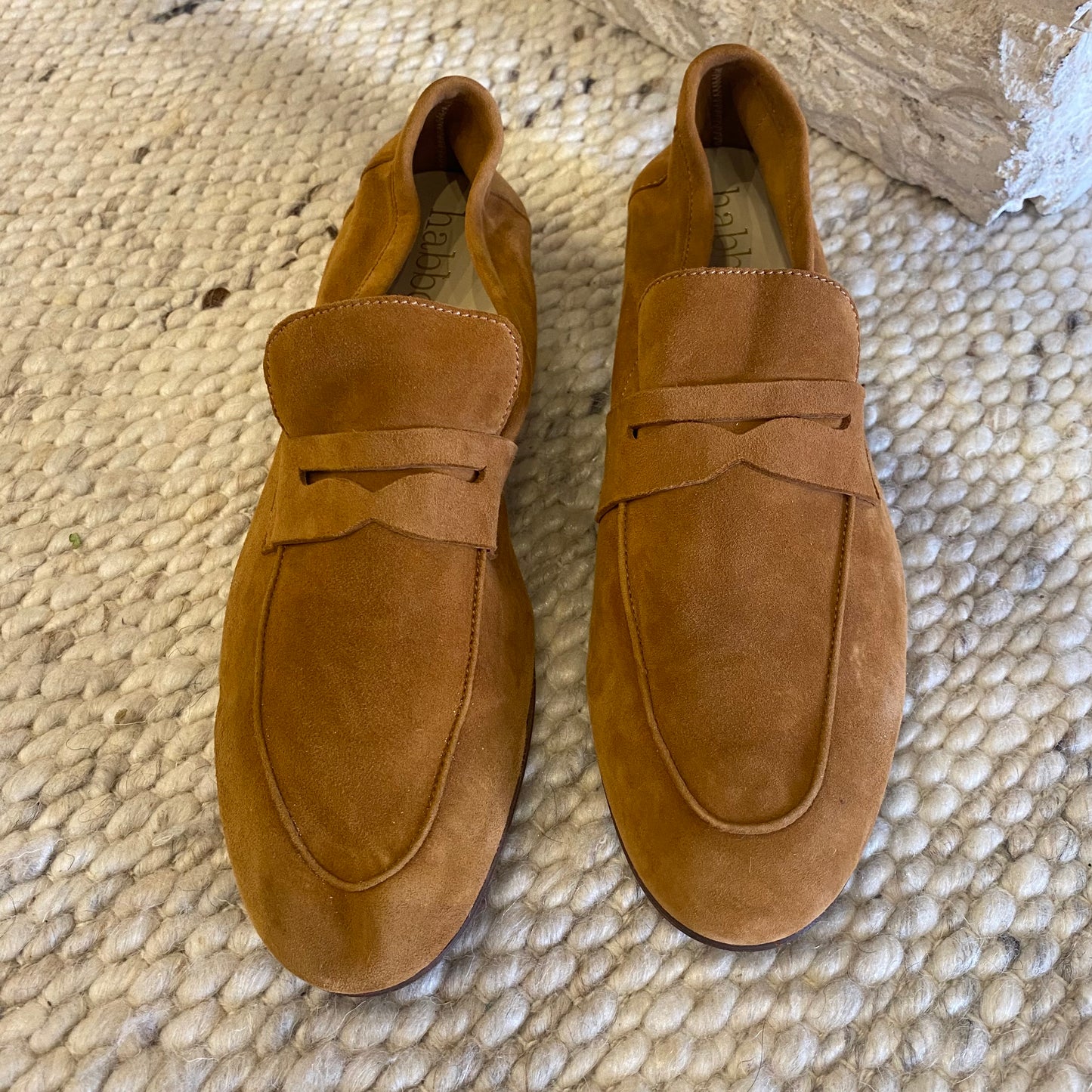 Habbot 'Paullo' Suede Loafer in Ginger - Size 42