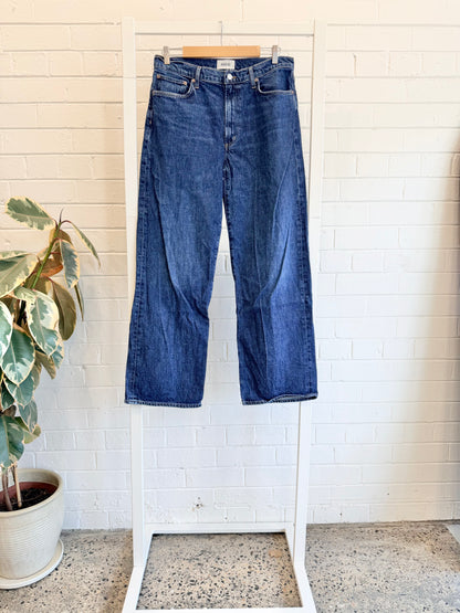 Agolde Dark Wash Straight Leg Jean - Size 30