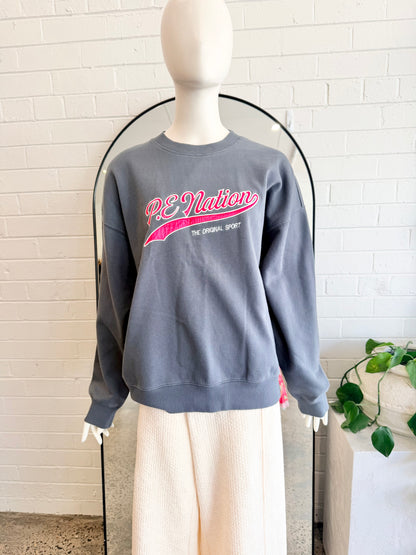 PE Nation Marine Blue Formation Sweat - Size M (10 - 12) - Pre-Loved Geelong 1