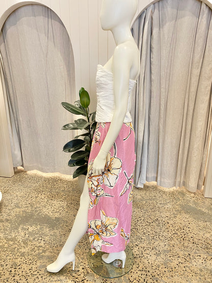 AJE 'Flourish' Midi Skirt - Size 10