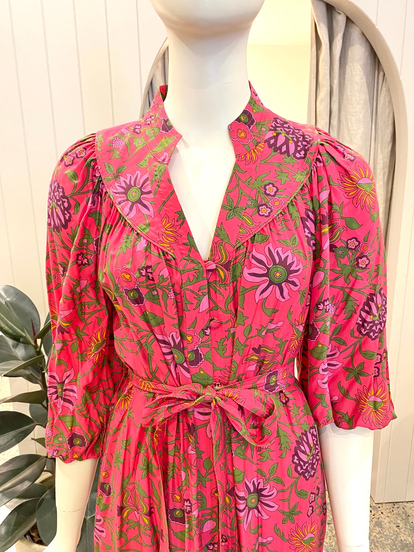 Cable Melbourne 'Balmoral' Midi Dress - Size 8