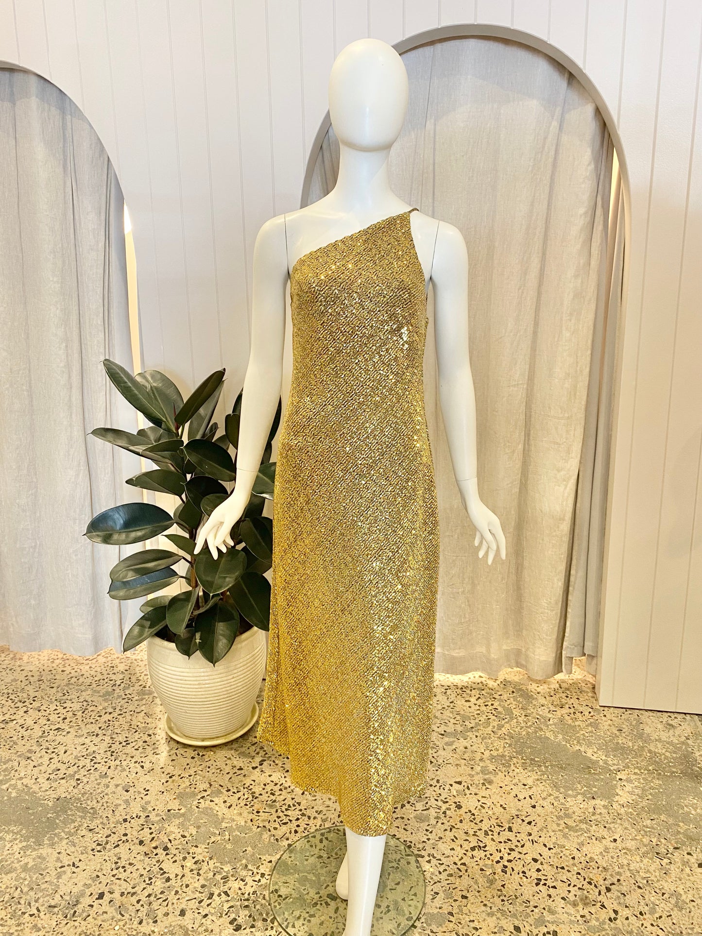 By Johnny Gold Girl Midi Dress - Size 10