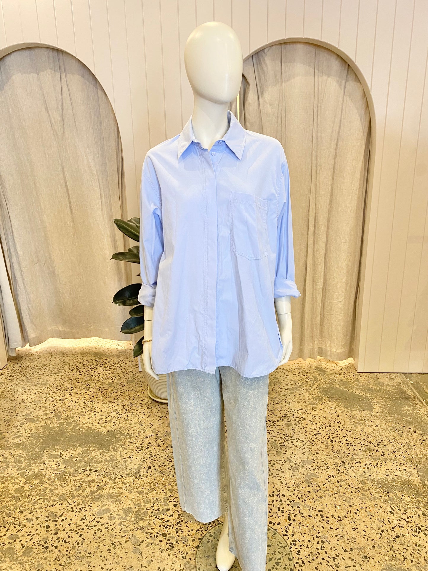 Camilla and Marc Boyfriend Shirt - Size 8