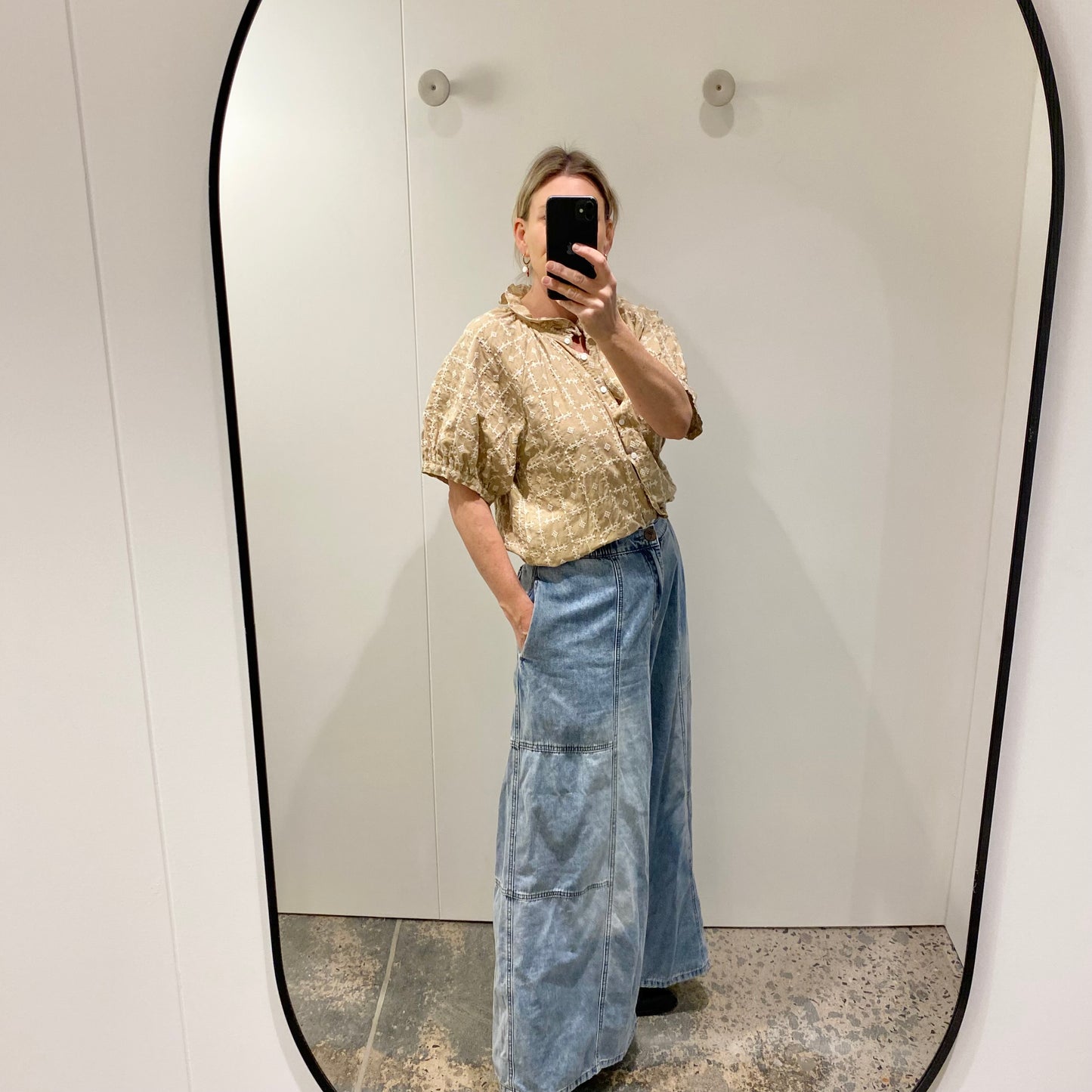Zoe Kratzmann Embroidered Blouse - Size 2