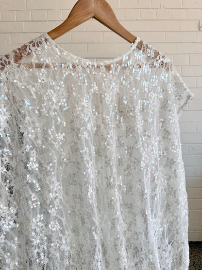 VRG Girl Devyn Sequin Top - Size 16