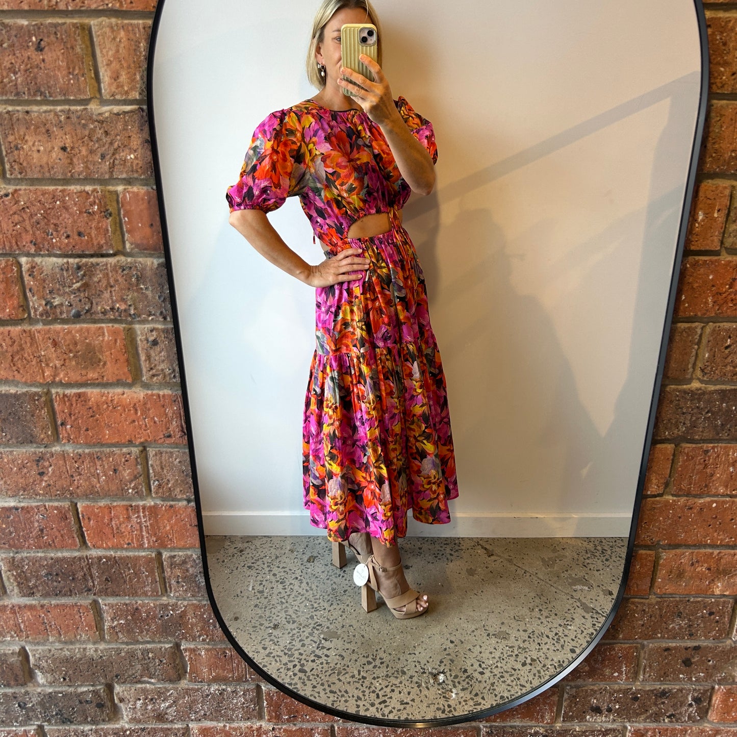 MLM Floral Midi Dress - Size 12