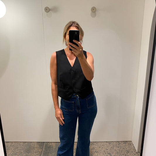 Viktoria & Woods 'Strummer' Vest in Black - Size 3 (12)