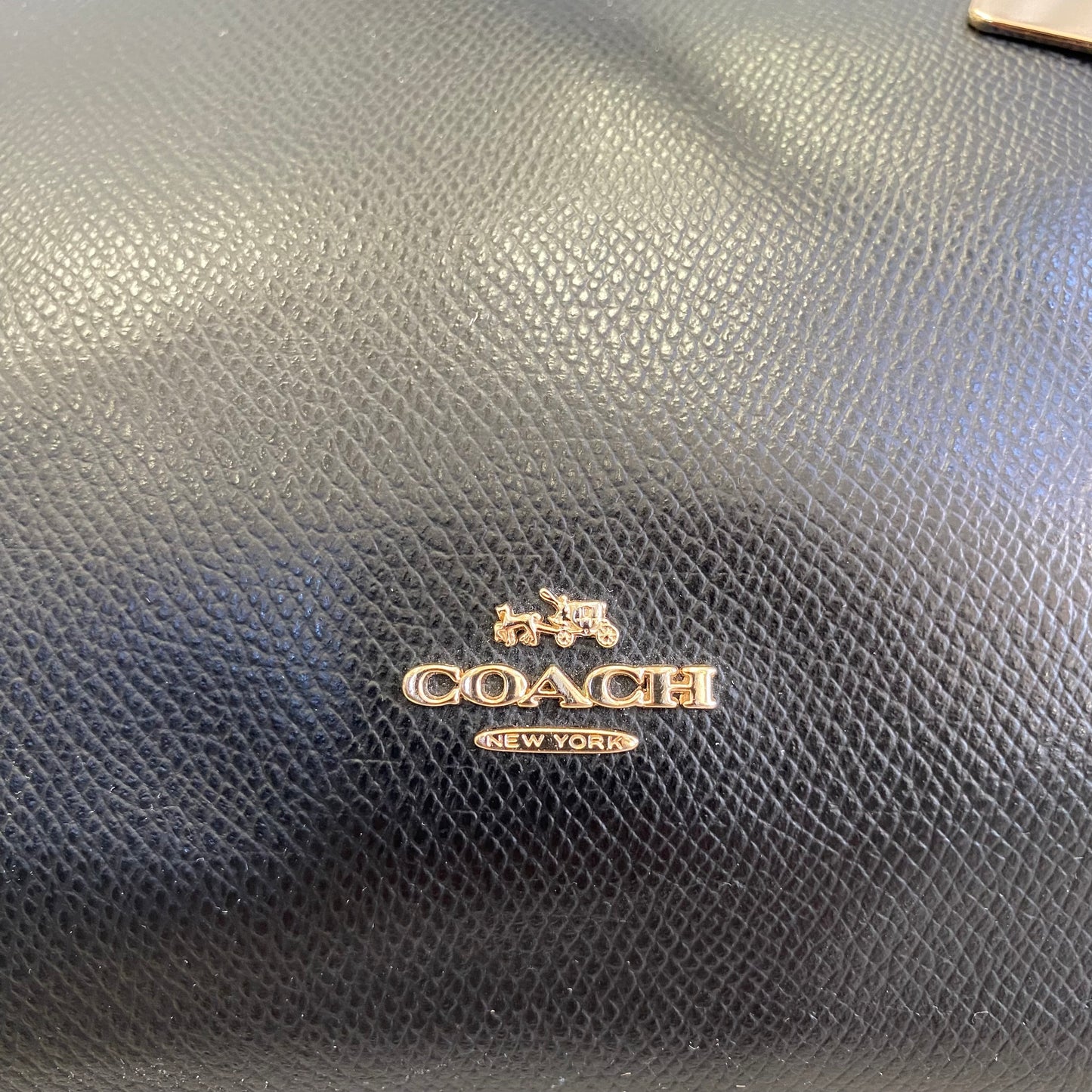 Coach Turnlock Tote Bag in Black