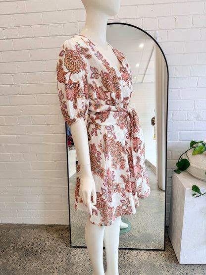 Zoe Kratzmann Cream Quota Mini Dress - Size 1 (8) - Pre-Loved Geelong