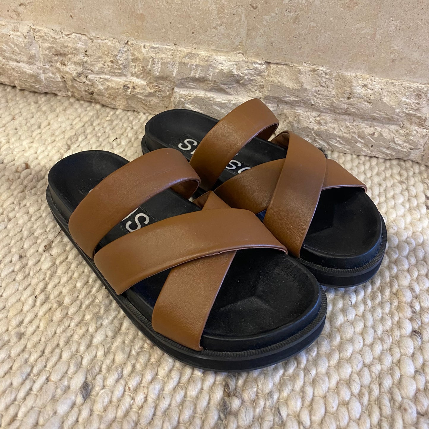 Senso Nico Slide in Chestnut - Size 37