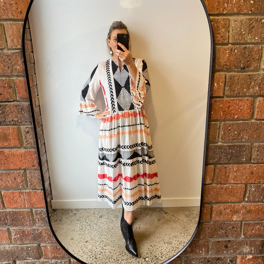 Valerie Khalfon 'Chana' Maxi Dress - Size 44 (12/14)