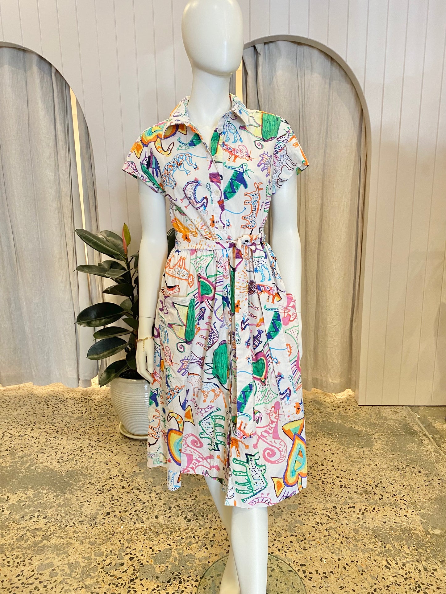 Obus x Create Impact Shirt Dress - Size 8