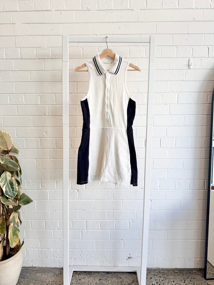 The Upside White Alcaraz Martina Dress - Size M (8 - 10)