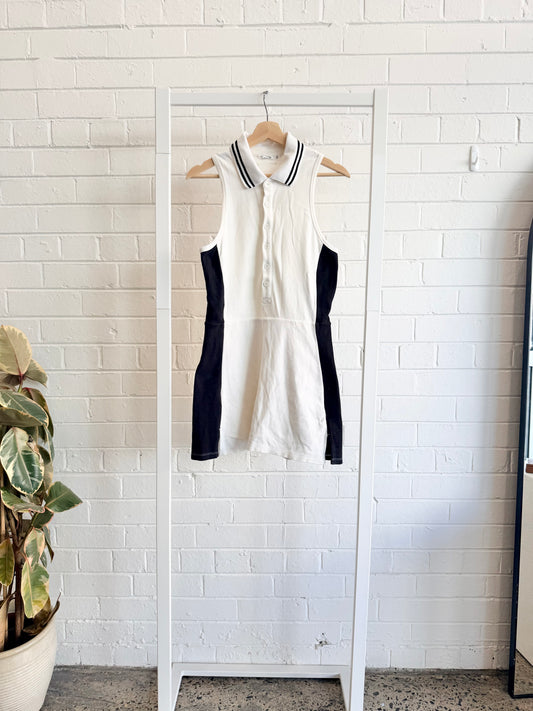 The Upside White Alcaraz Martina Dress - Size M (8 - 10)