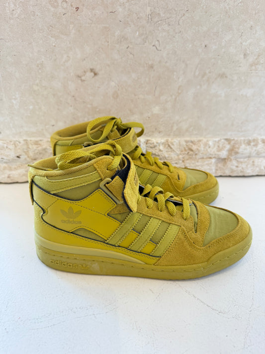 Adidas Forum Mid Pulse Sneakers in Olive - Size 40