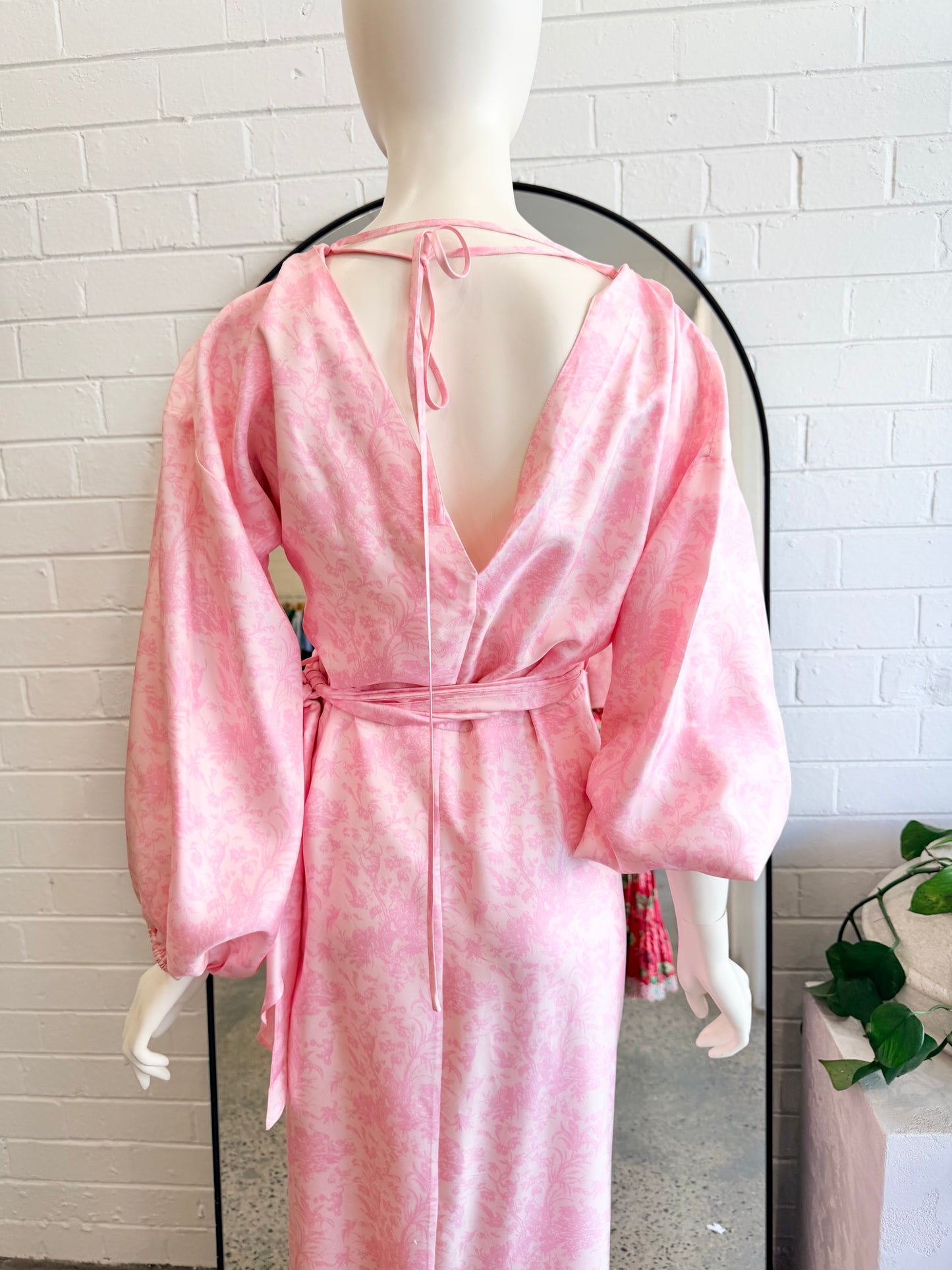 Scanlan Theodore Silk Print Wrap Dress - Size 12 - Pre-Loved Geelong