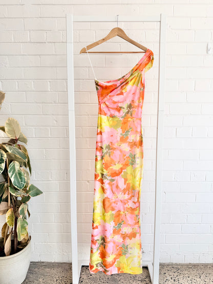 By Nicola Floral Confetti Paloma Sleeveless Maxi Dress - Size 6