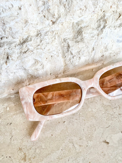 Lu Goldie Salome Sunglasses in Cotton Candy