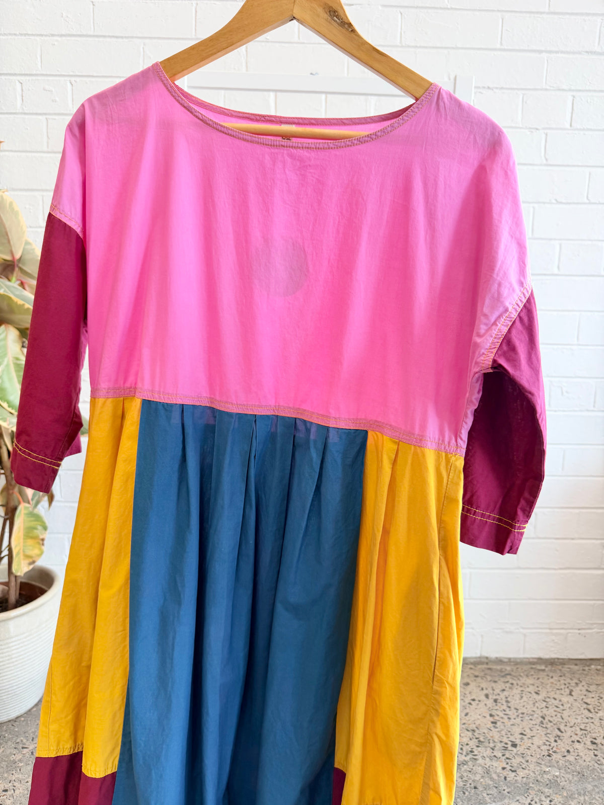 Gorman Chop Chop Colour Block Dress - Size 10