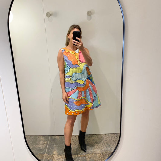 Gorman Solar Eclipse Shift Dress - Size 10