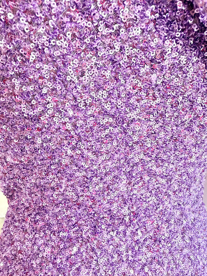 Significant Other Sequin Mini Dress in Purple - Size 8