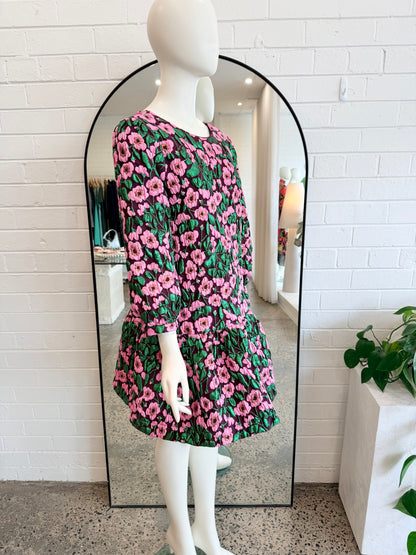 Gorman 'Wild Roses' Jacquard Dress - Size 8
