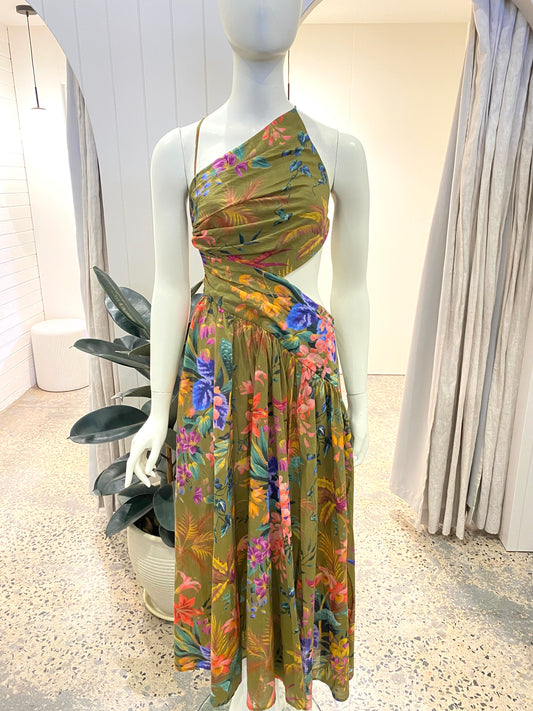 Zimmermann Tropicana Asymmetric Dress - Size 2