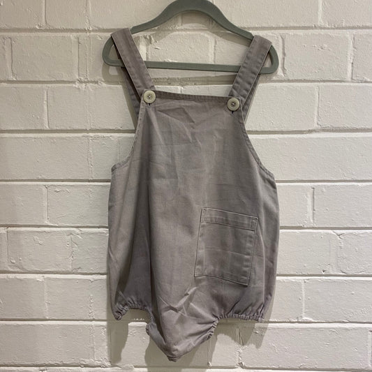 Printe Bebe Taupe Overalls - Size 3y
