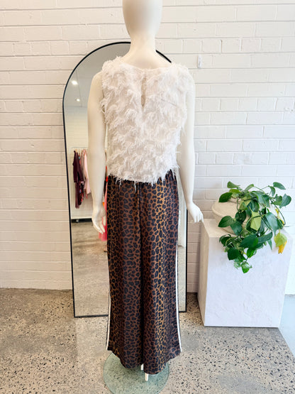 Gorman White Fluffy Top - Size 10