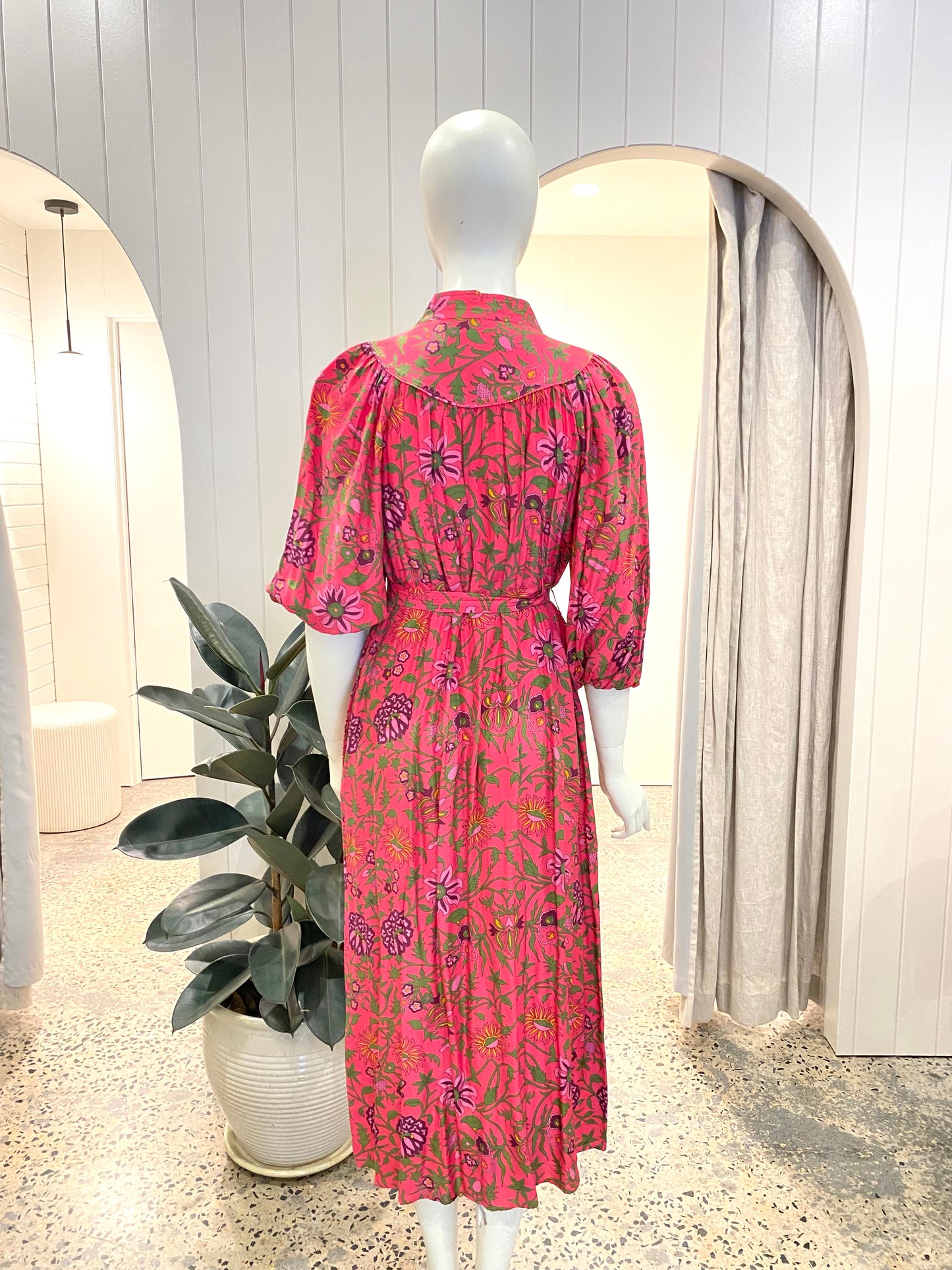 Cable Melbourne 'Balmoral' Midi Dress - Size 8