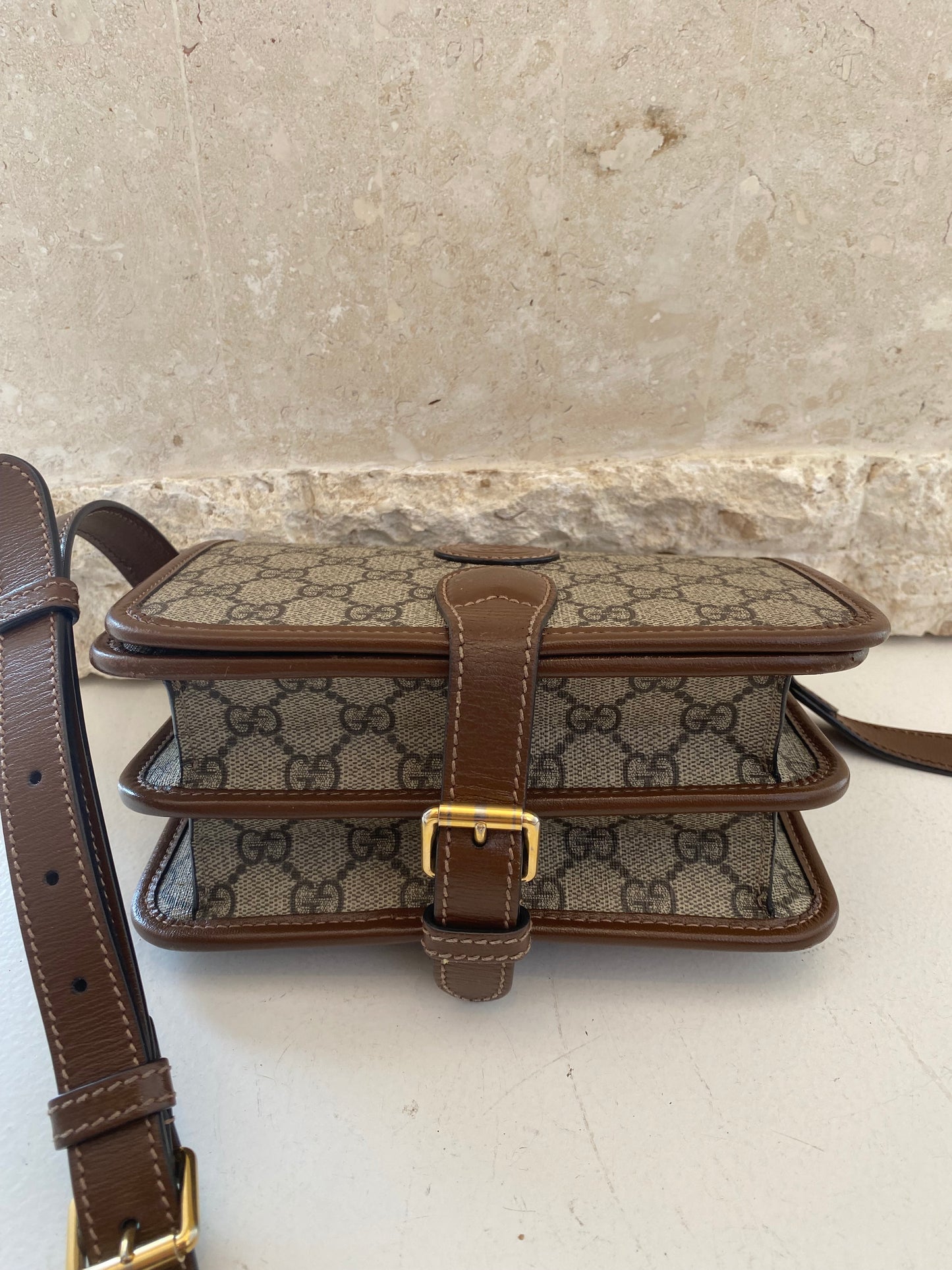 GUCCI Interlocking G Mini Shoulder Bag