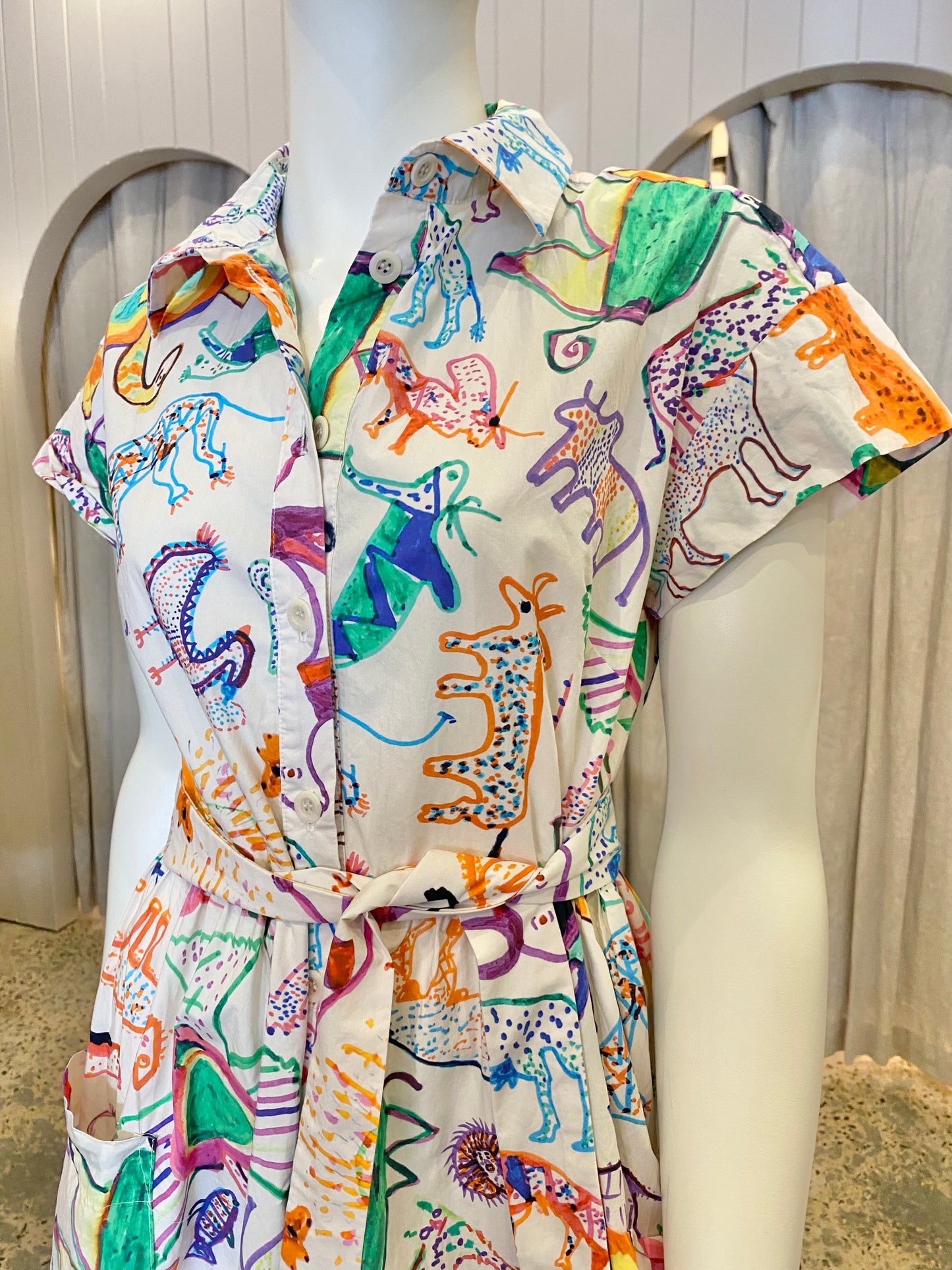 Obus x Create Impact Shirt Dress - Size 8