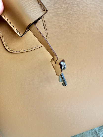 Bally Leather 'Doctors' Handbag in Tan