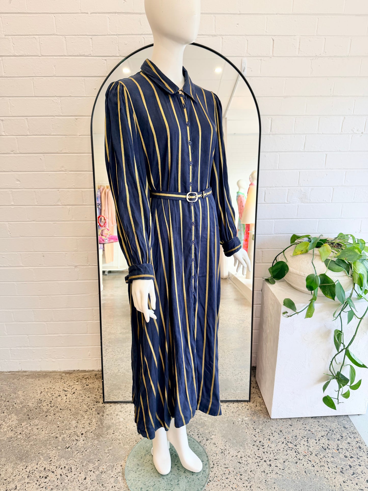Allessandra Ink Soho Frankie Midi Dress - Size XL (14) - Perw-Loved Geelong