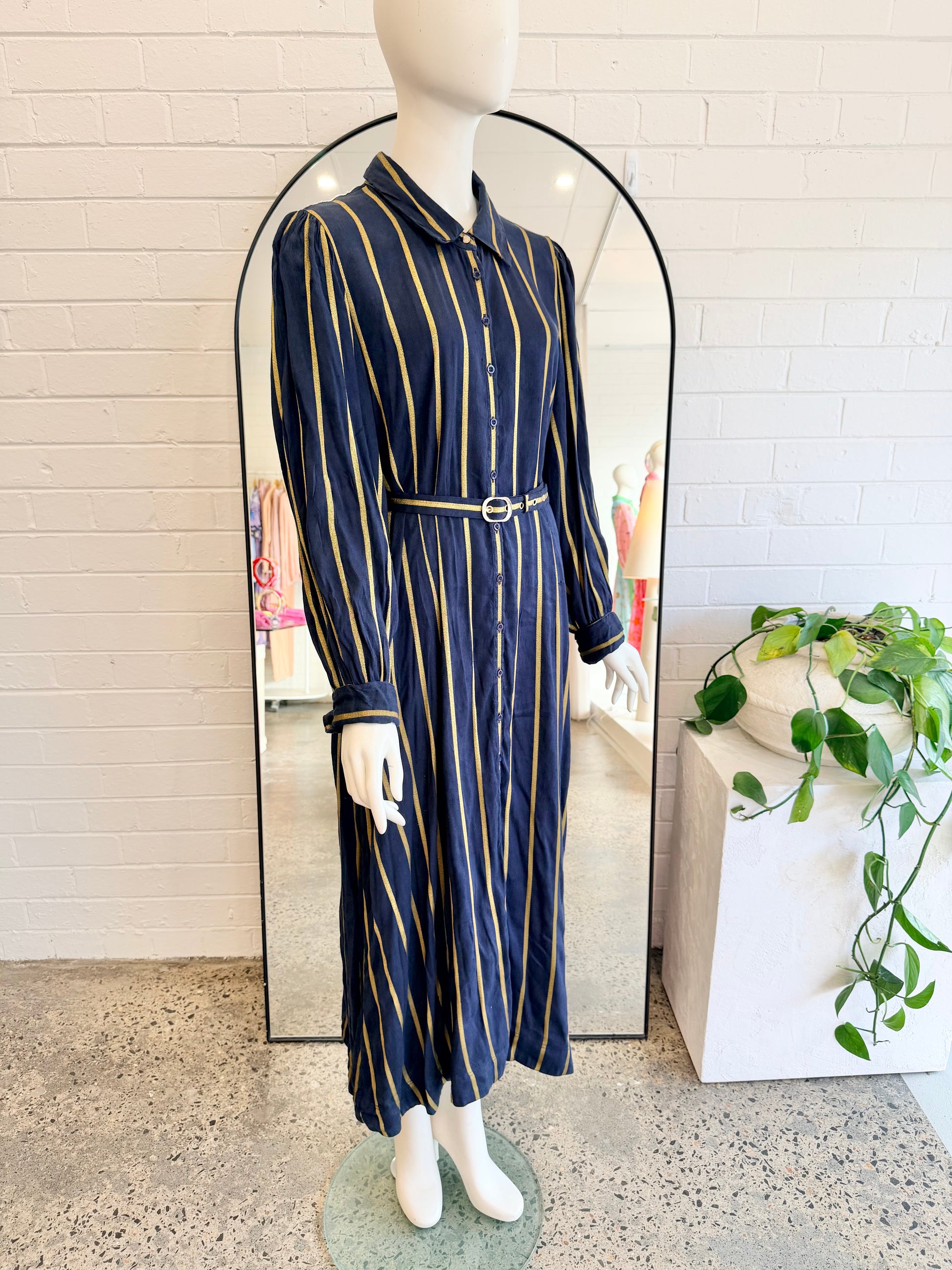 Allessandra Ink Soho Frankie Midi Dress - Size XL (14) - Perw-Loved Geelong