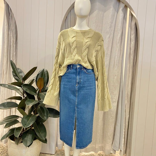 COS Denim Skirt - Size 6/8