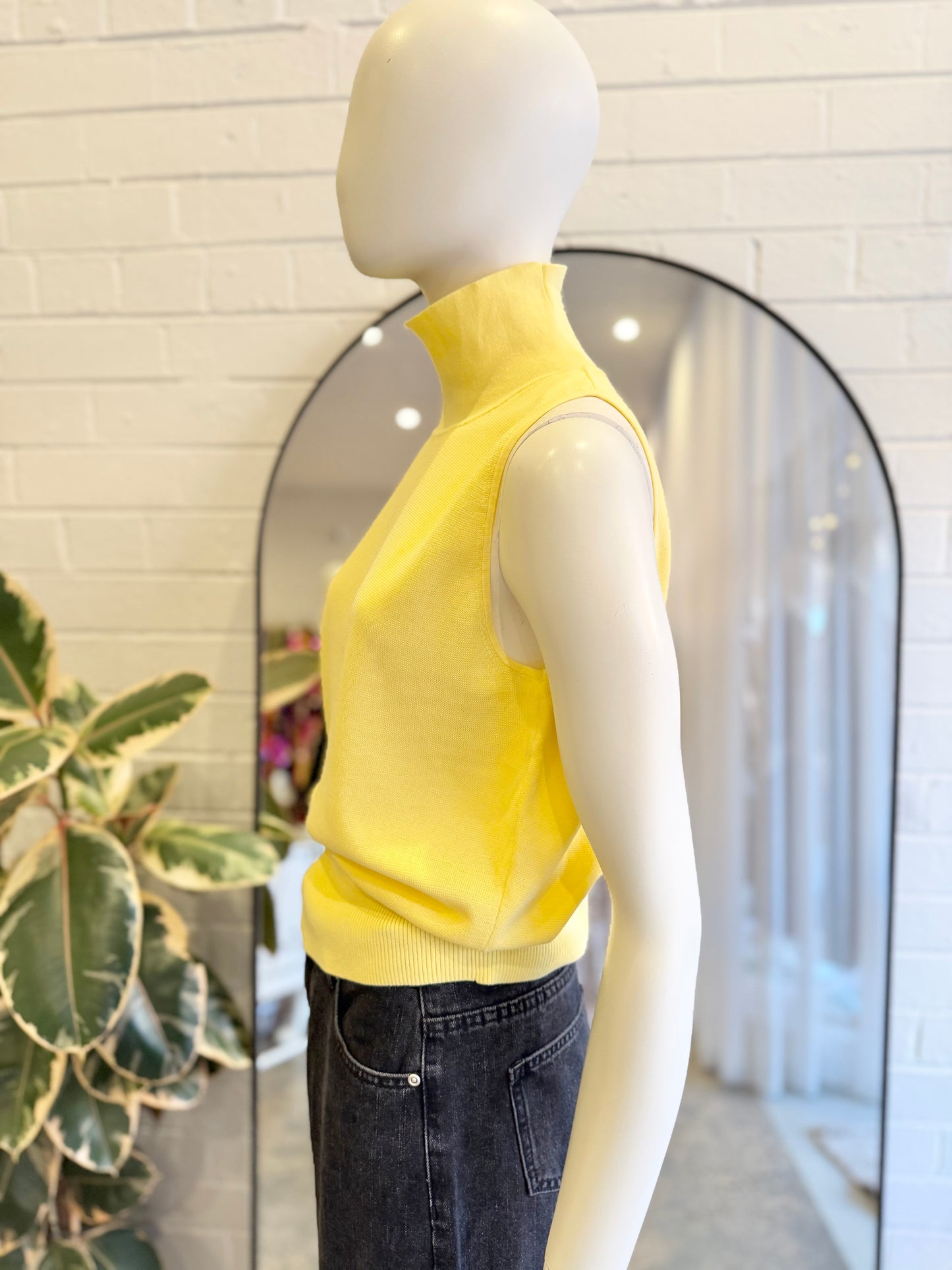 Viktoria and Woods Yellow Awestruck Knit Top - Size 4 (12-14)